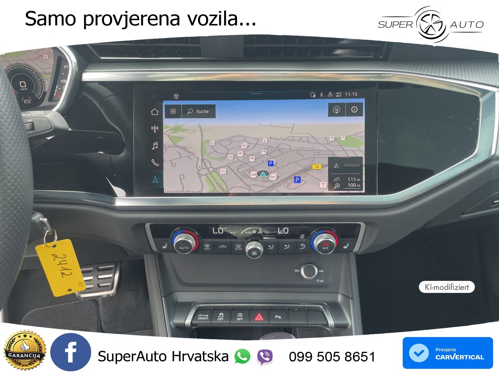 Audi Q3 Sportback 40 TDI (200 KS) quattro S tronic S line LED+GR SJED+ACC