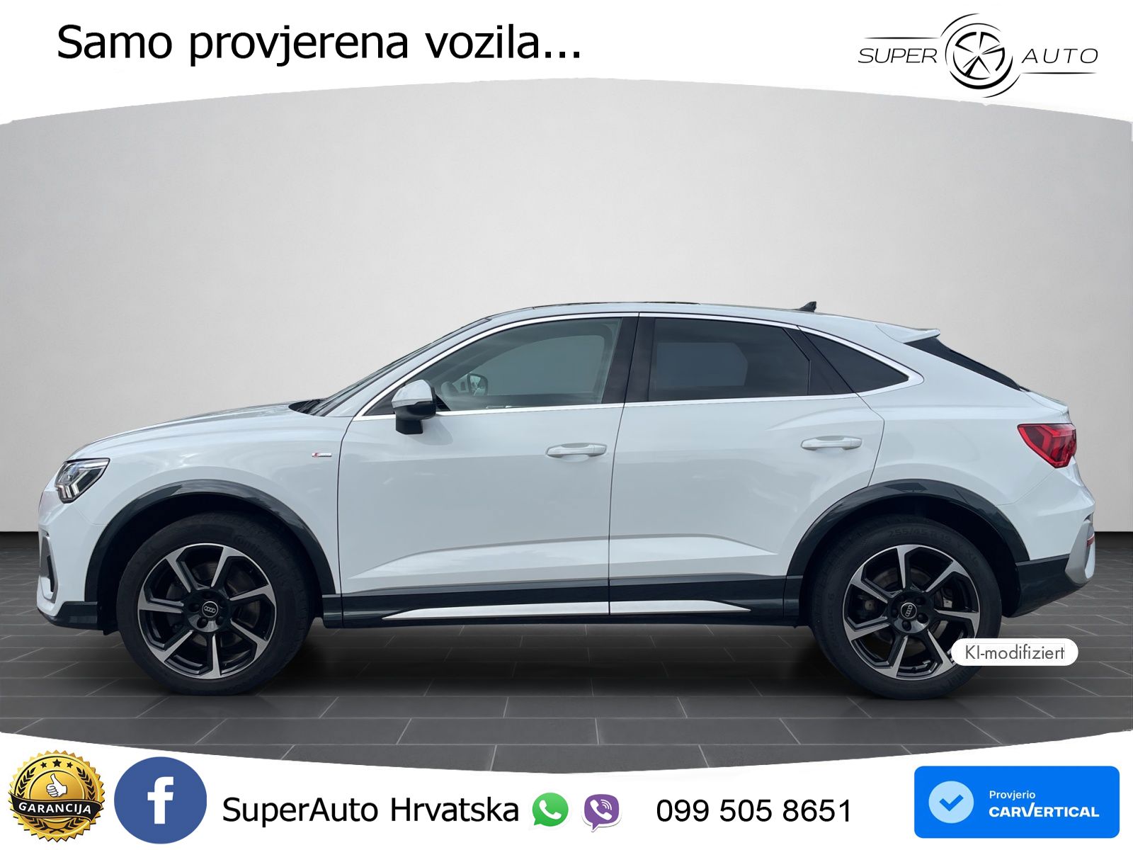 Audi Q3 Sportback 40 TDI (200 KS) quattro S tronic S line LED+GR SJED+ACC
