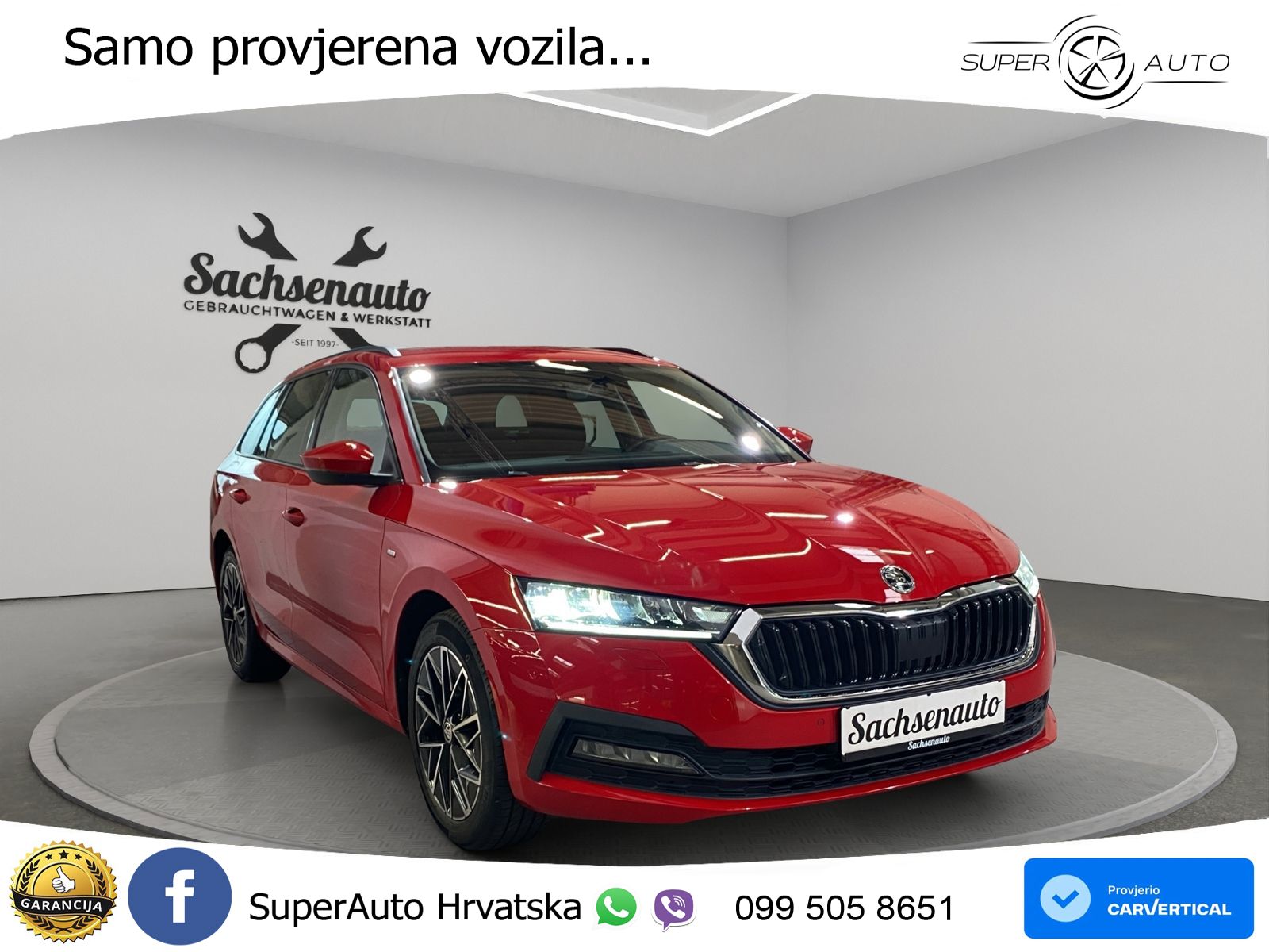 Škoda Octavia Combi 2.0 TDI (150 KS) LED+GR SJED+ACC