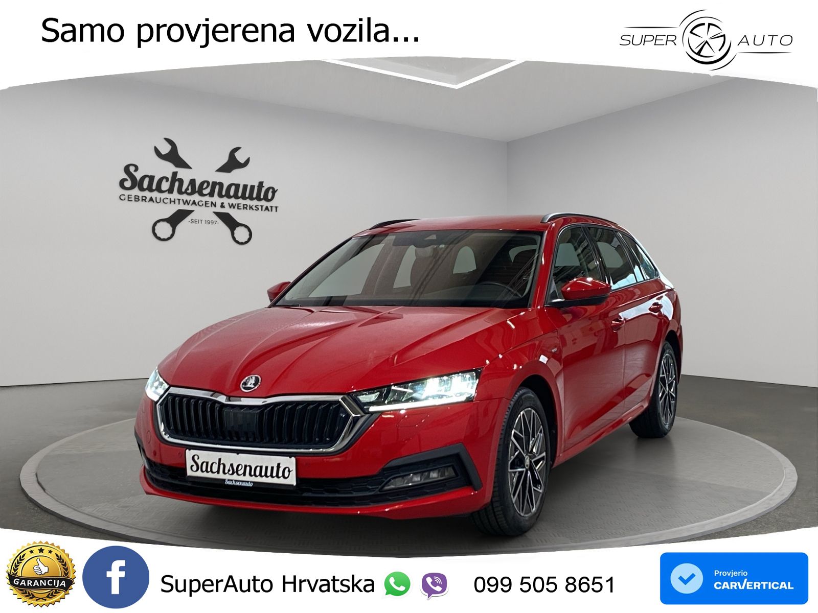 Škoda Octavia Combi 2.0 TDI (150 KS) LED+GR SJED+ACC