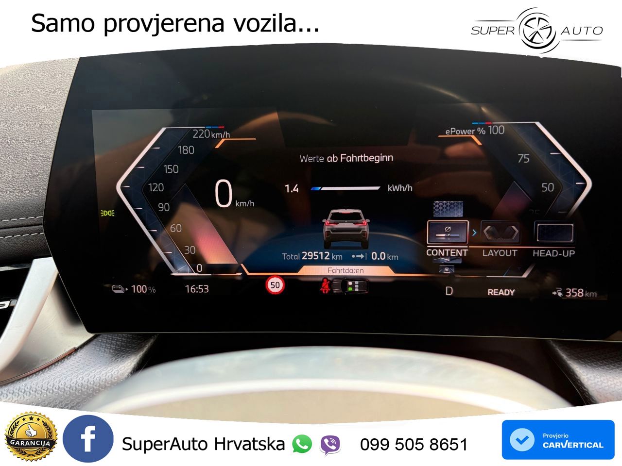 BMW iX1 68 kWh (313 KS) xDrive30 M Sport LED+GR SJED+ACC