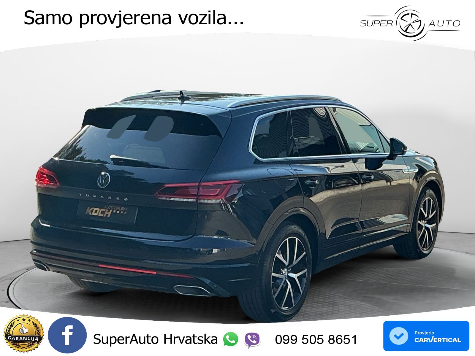 Volkswagen Touareg 3.0 V6 TDI (286 KS) 4MOTION Tiptronic ZRAČNI+ACC+GR SJED+KAM+PANO