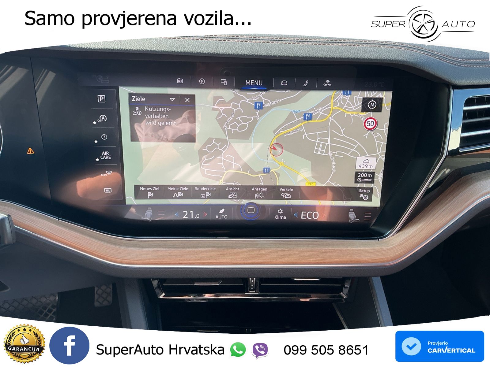 Volkswagen Touareg 3.0 V6 TDI (286 KS) 4MOTION Tiptronic ZRAČNI+ACC+GR SJED+KAM+PANO