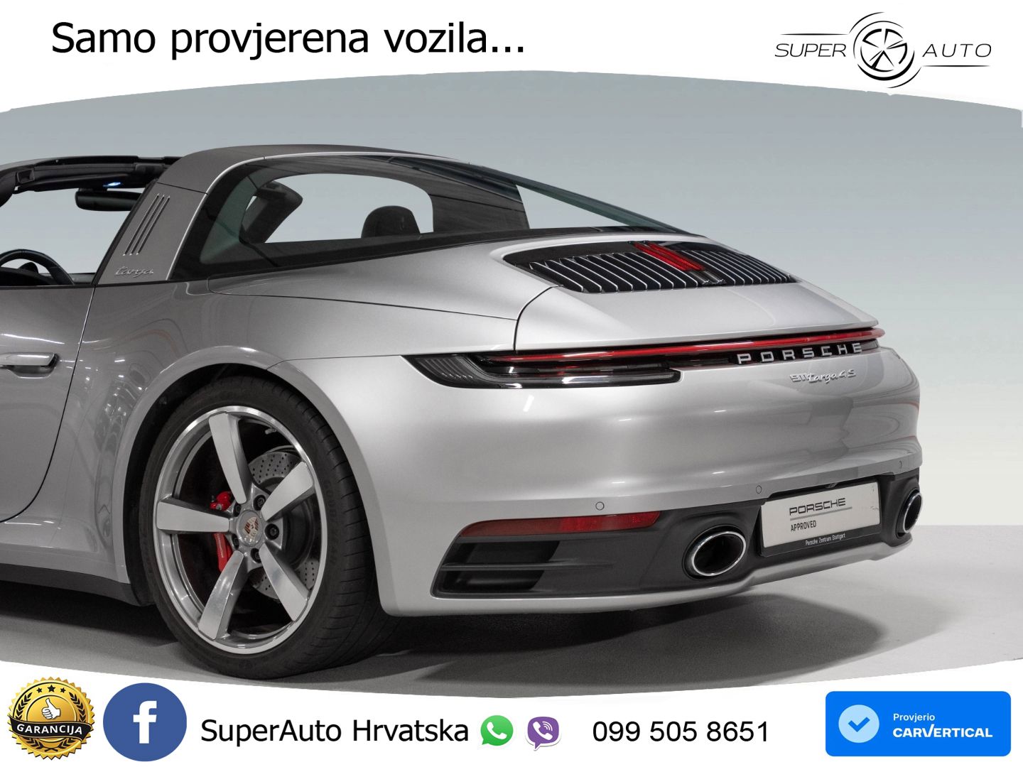 Porsche 911 Targa 4S 3.0 (450 KS) PDK LED+GR SJED+ACC