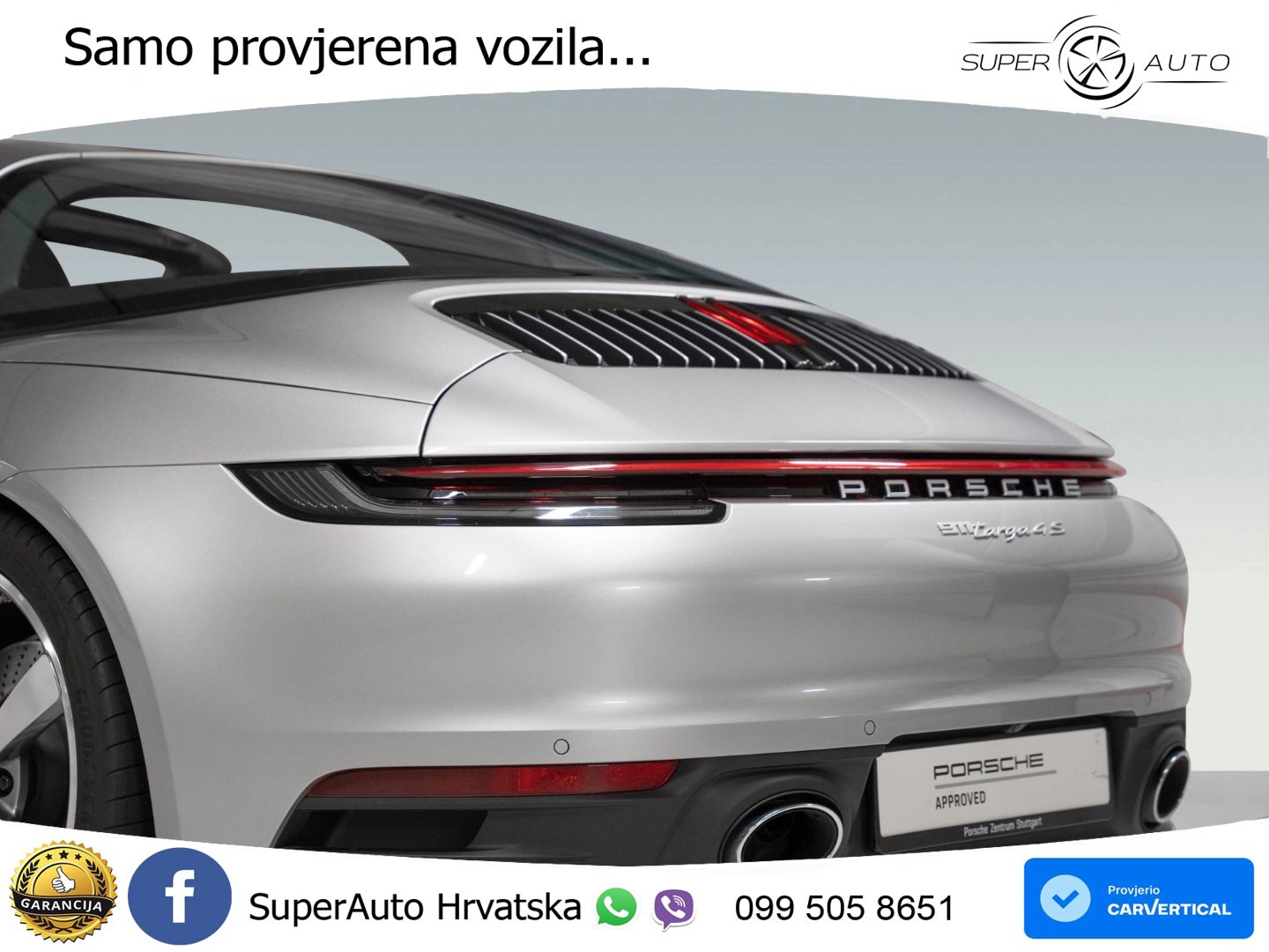 Porsche 911 Targa 4S 3.0 (450 KS) PDK LED+GR SJED+ACC