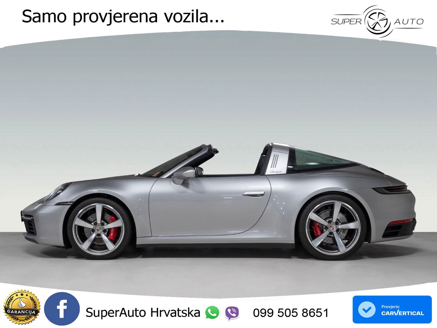 Porsche 911 Targa 4S 3.0 (450 KS) PDK LED+GR SJED+ACC