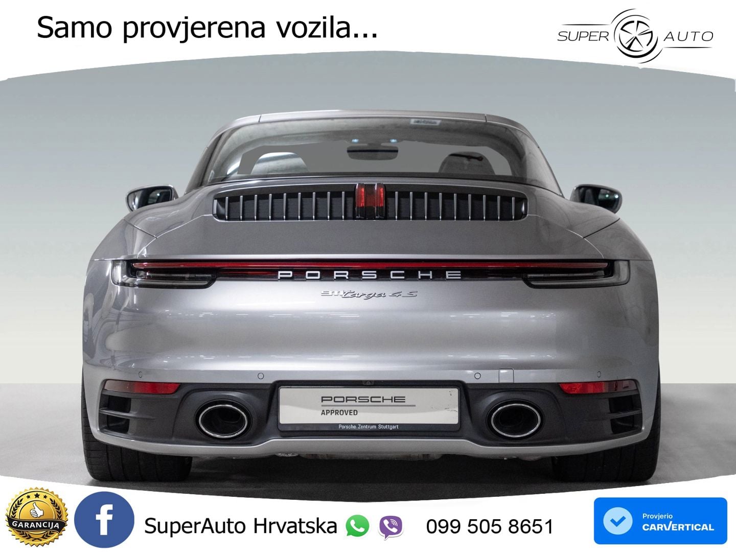 Porsche 911 Targa 4S 3.0 (450 KS) PDK LED+GR SJED+ACC
