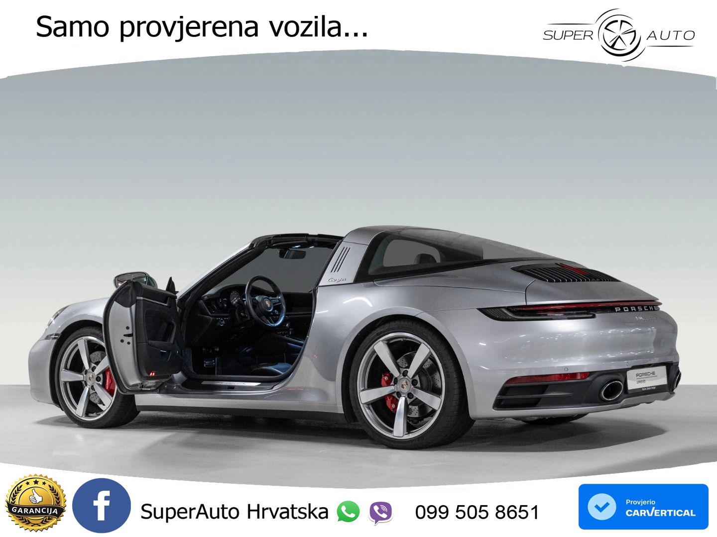 Porsche 911 Targa 4S 3.0 (450 KS) PDK LED+GR SJED+ACC