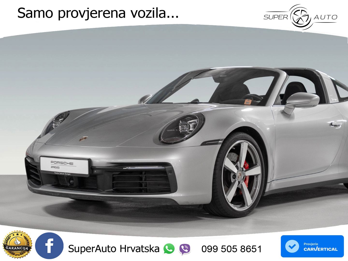 Porsche 911 Targa 4S 3.0 (450 KS) PDK LED+GR SJED+ACC