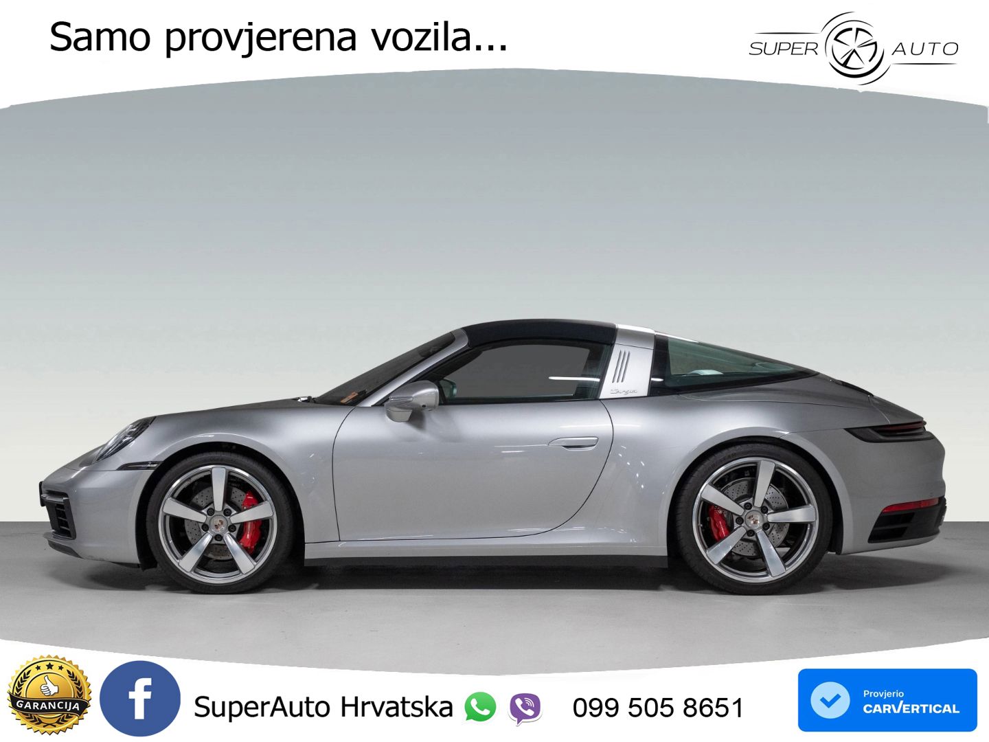 Porsche 911 Targa 4S 3.0 (450 KS) PDK LED+GR SJED+ACC
