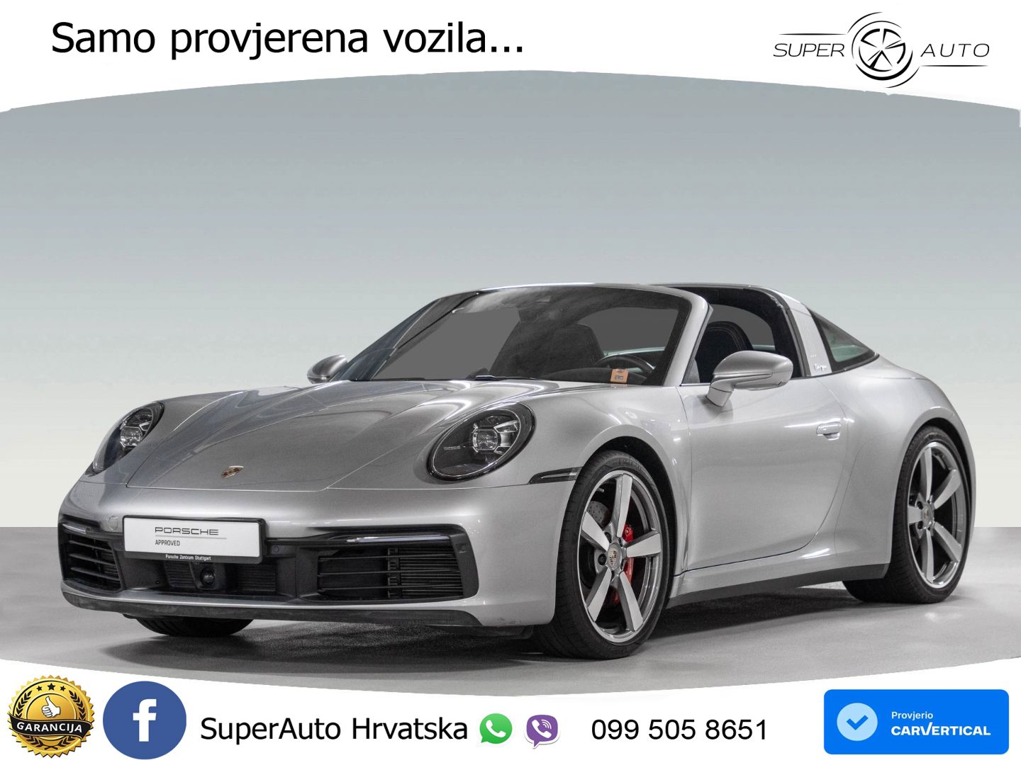 Porsche 911 Targa 4S 3.0 (450 KS) PDK LED+GR SJED+ACC