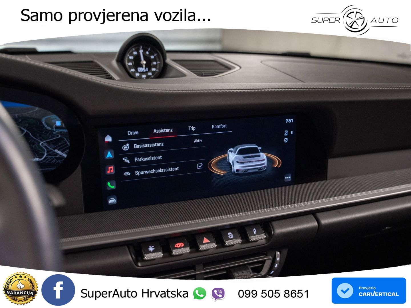 Porsche 911 Targa 4S 3.0 (450 KS) PDK LED+GR SJED+ACC