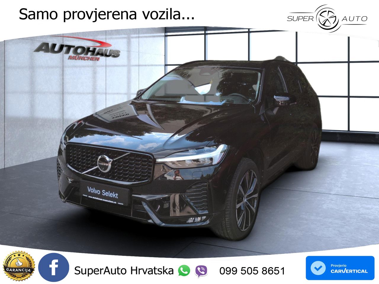 Volvo XC60 B4 Diesel AWD Geartronic ZRAČNI+ACC+GR SJED+KAM+PANO
