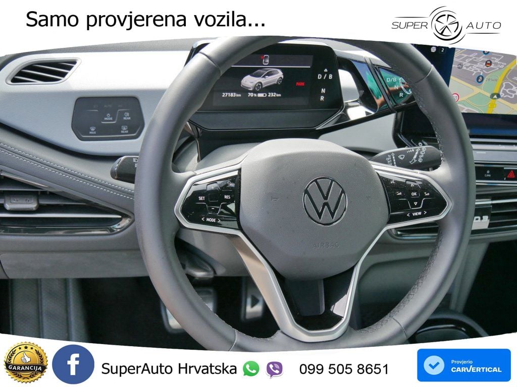 Volkswagen ID.3 Pro 62 kWh (204 KS) LED+GR SJED+ACC