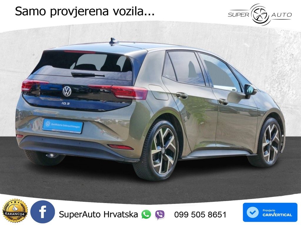 Volkswagen ID.3 Pro 62 kWh (204 KS) LED+GR SJED+ACC