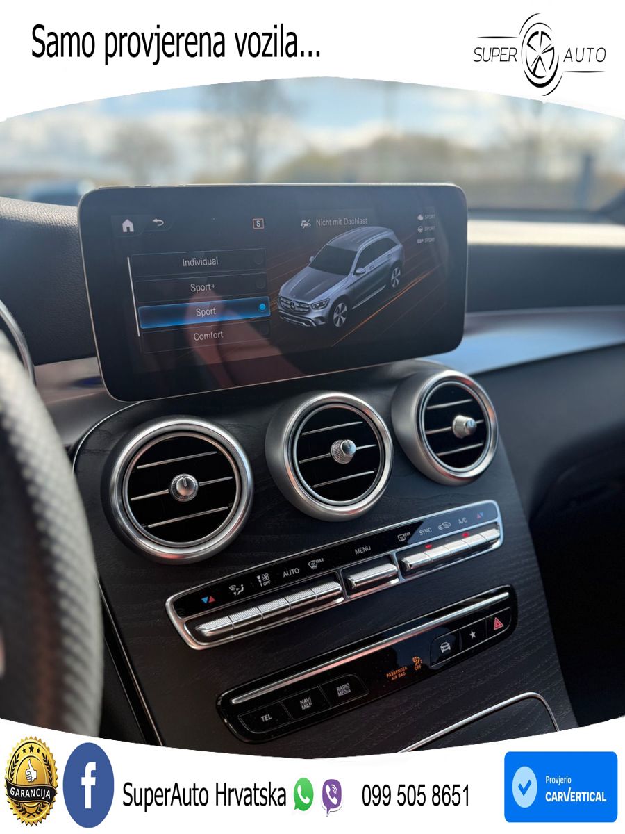 Mercedes GLC 400d (330 KS) 4MATIC 9G-TRONIC AMG ZRAČNI+ACC+GR SJED+KAM