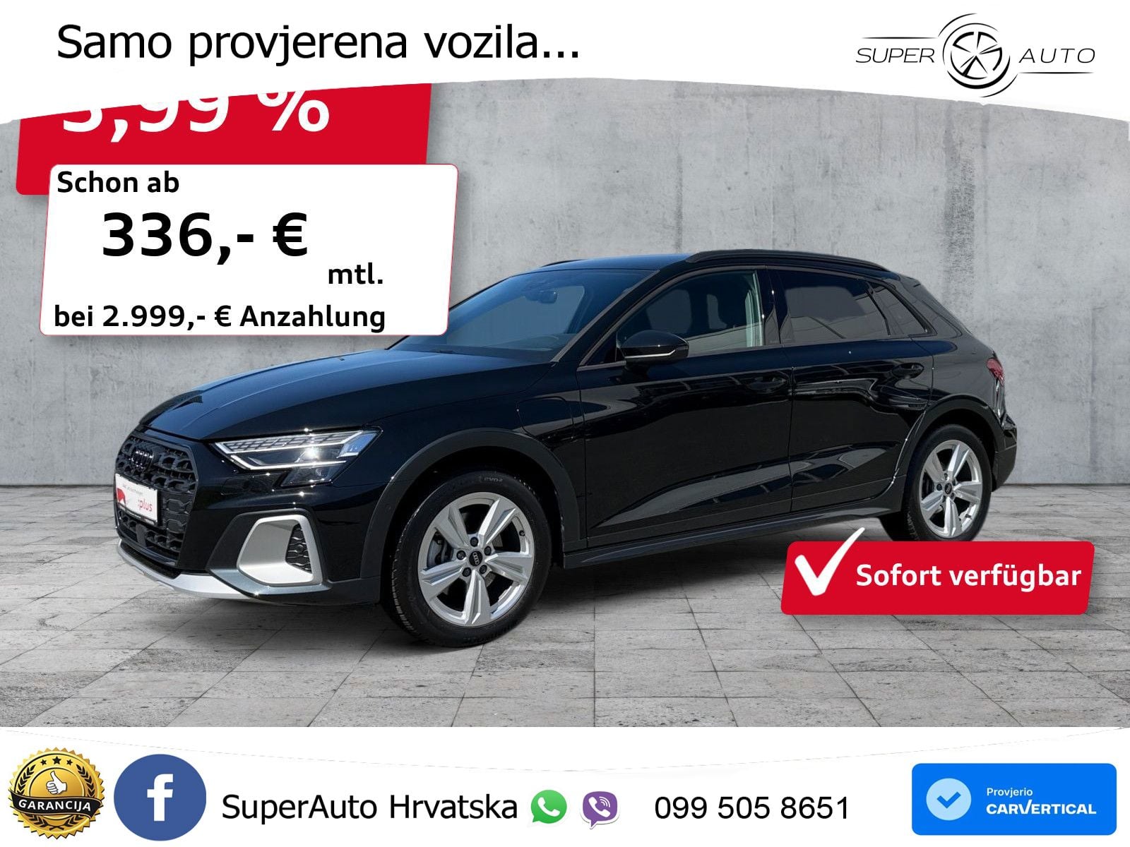 Audi A3 allstreet 40 TFSIe (204 KS) S tronic LED+GR SJED+ACC