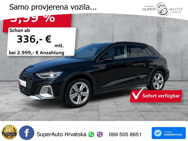 Audi A3 allstreet 40 TFSIe (204 KS) S tronic LED+GR SJED+ACC