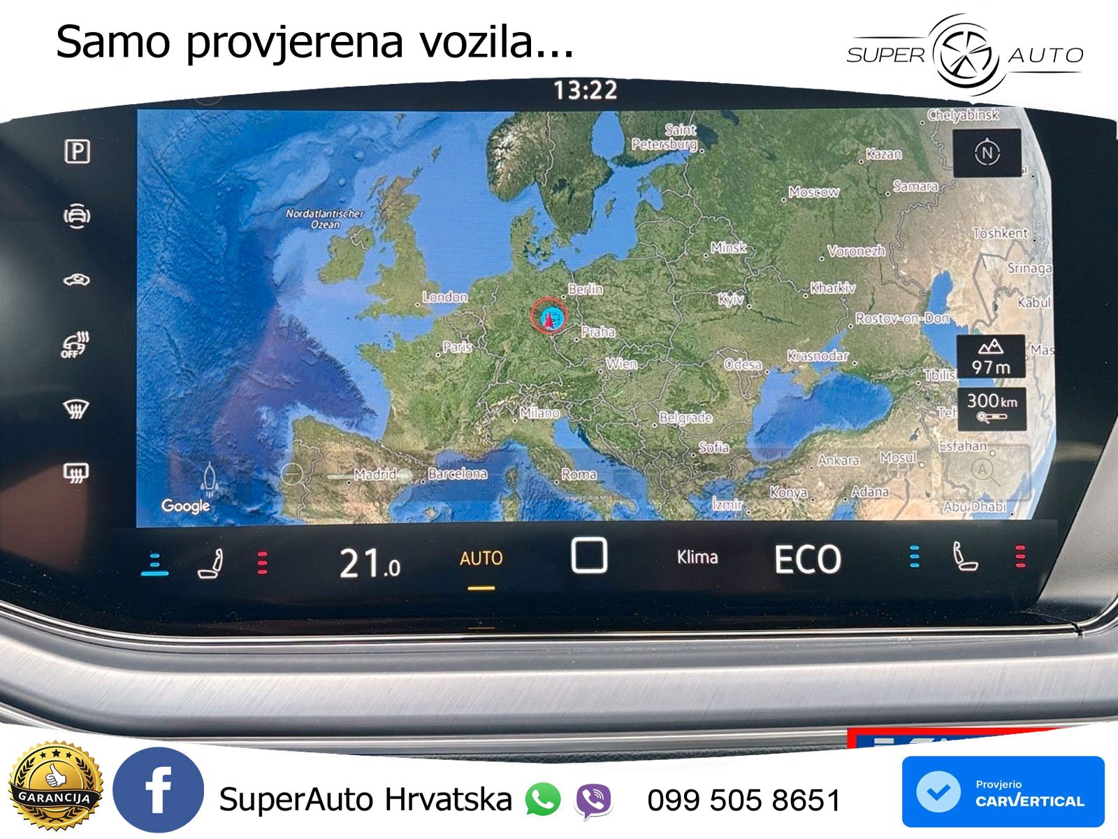 Volkswagen Touareg 3.0 V6 TDI (286 KS) 4MOTION Tiptronic R-Line ZRAČNI+ACC+GR SJED+KAM+PANO