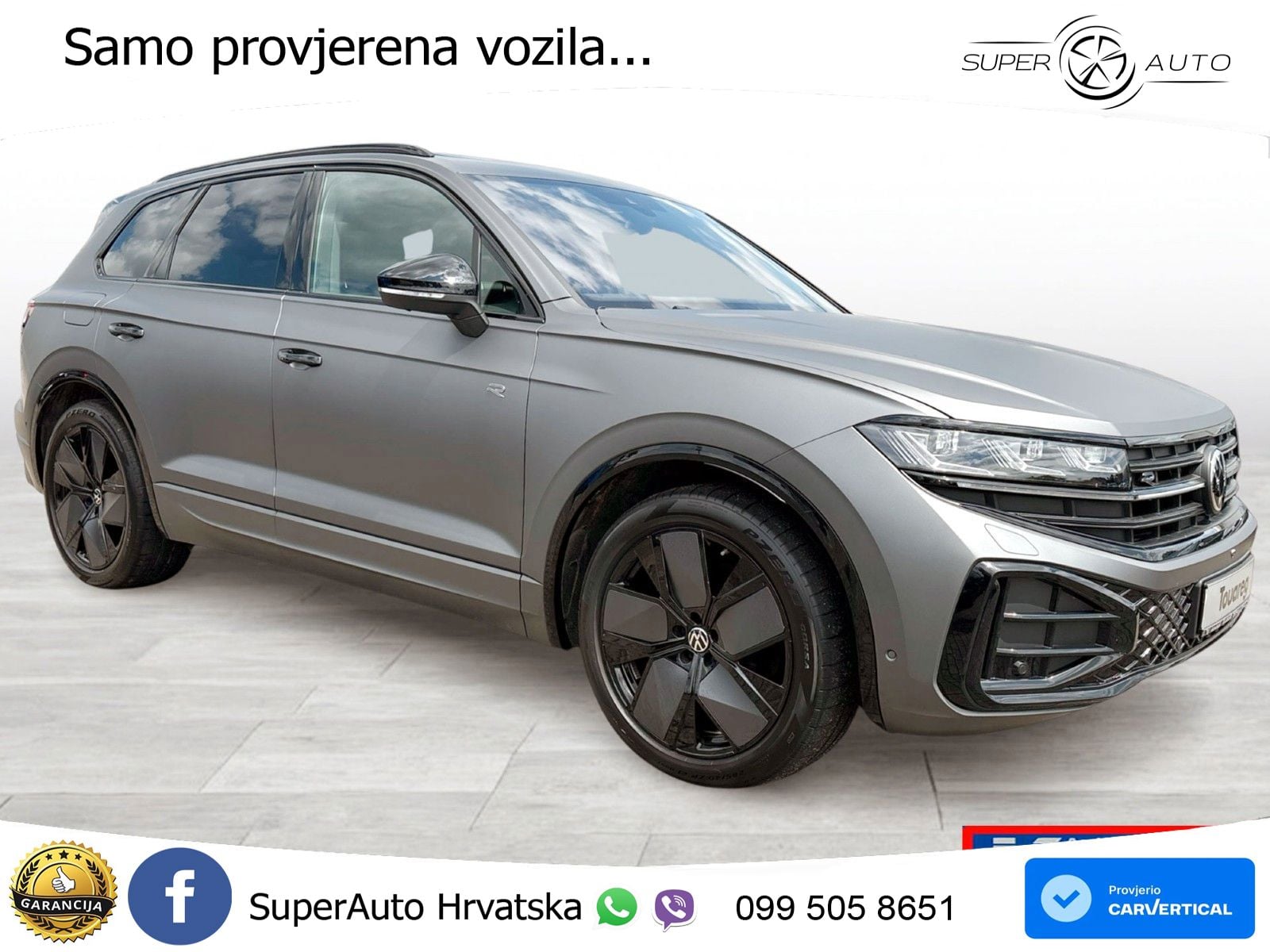 Volkswagen Touareg 3.0 V6 TDI (286 KS) 4MOTION Tiptronic R-Line ZRAČNI+ACC+GR SJED+KAM+PANO