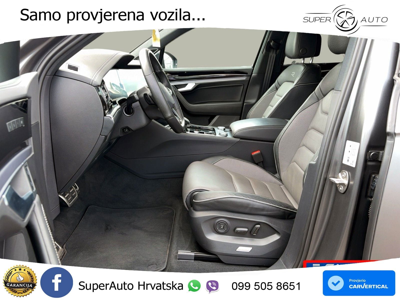Volkswagen Touareg 3.0 V6 TDI (286 KS) 4MOTION Tiptronic R-Line ZRAČNI+ACC+GR SJED+KAM+PANO