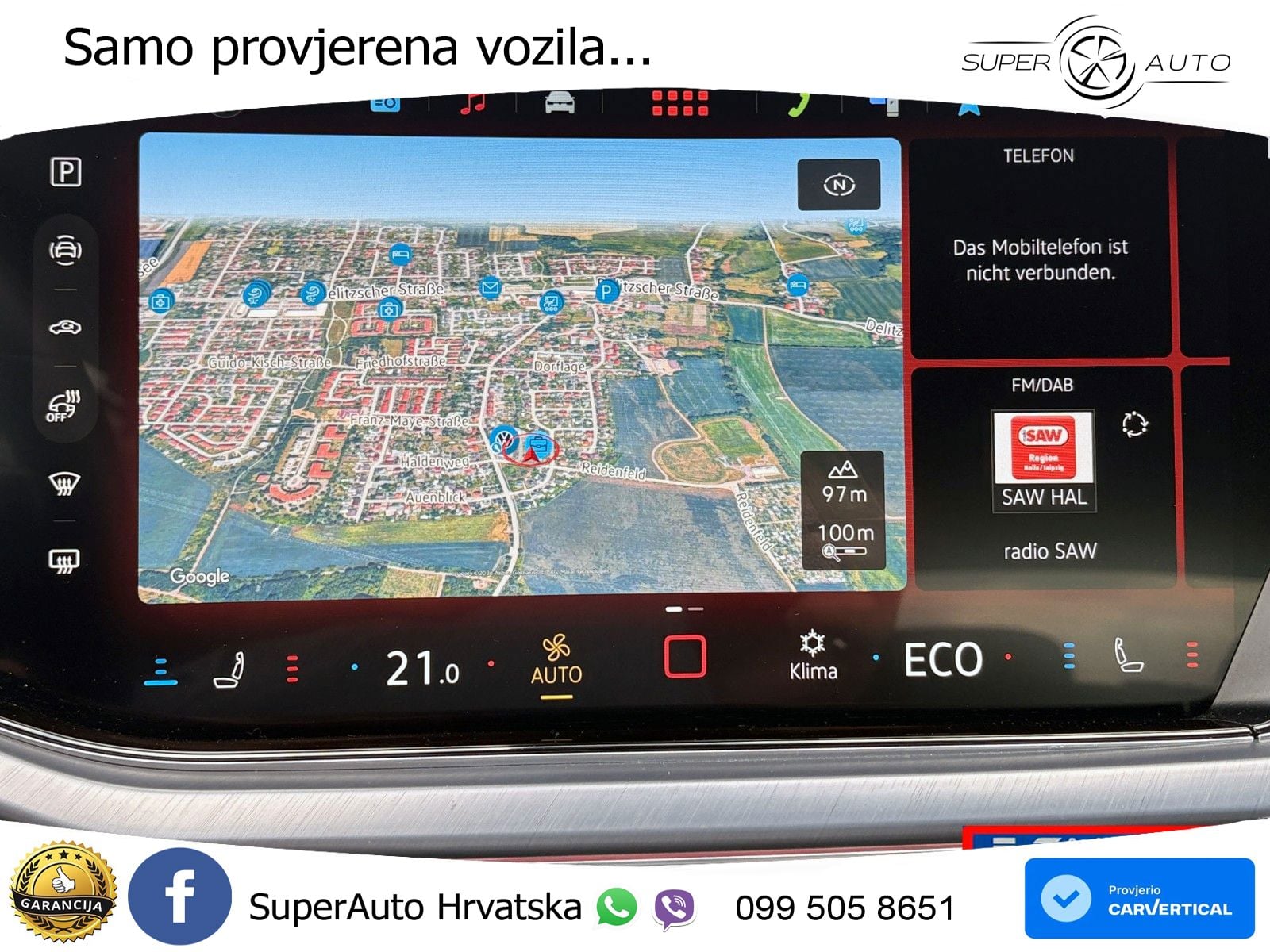 Volkswagen Touareg 3.0 V6 TDI (286 KS) 4MOTION Tiptronic R-Line ZRAČNI+ACC+GR SJED+KAM+PANO