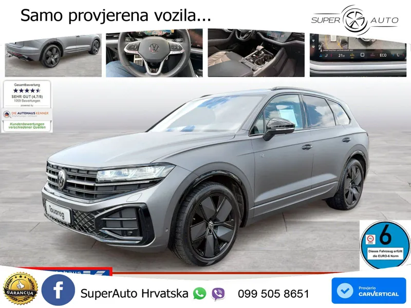 Volkswagen Touareg 3.0 V6 TDI (286 KS) 4MOTION Tiptronic R-Line ZRAČNI+ACC+GR SJED+KAM+PANO