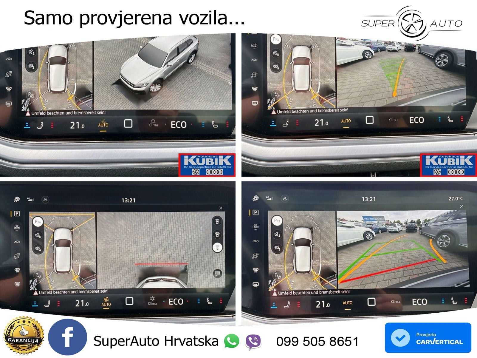 Volkswagen Touareg 3.0 V6 TDI (286 KS) 4MOTION Tiptronic R-Line ZRAČNI+ACC+GR SJED+KAM+PANO