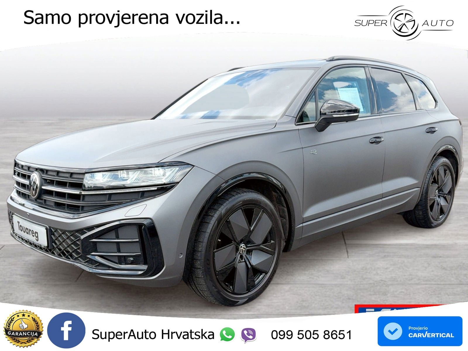 Volkswagen Touareg 3.0 V6 TDI (286 KS) 4MOTION Tiptronic R-Line ZRAČNI+ACC+GR SJED+KAM+PANO