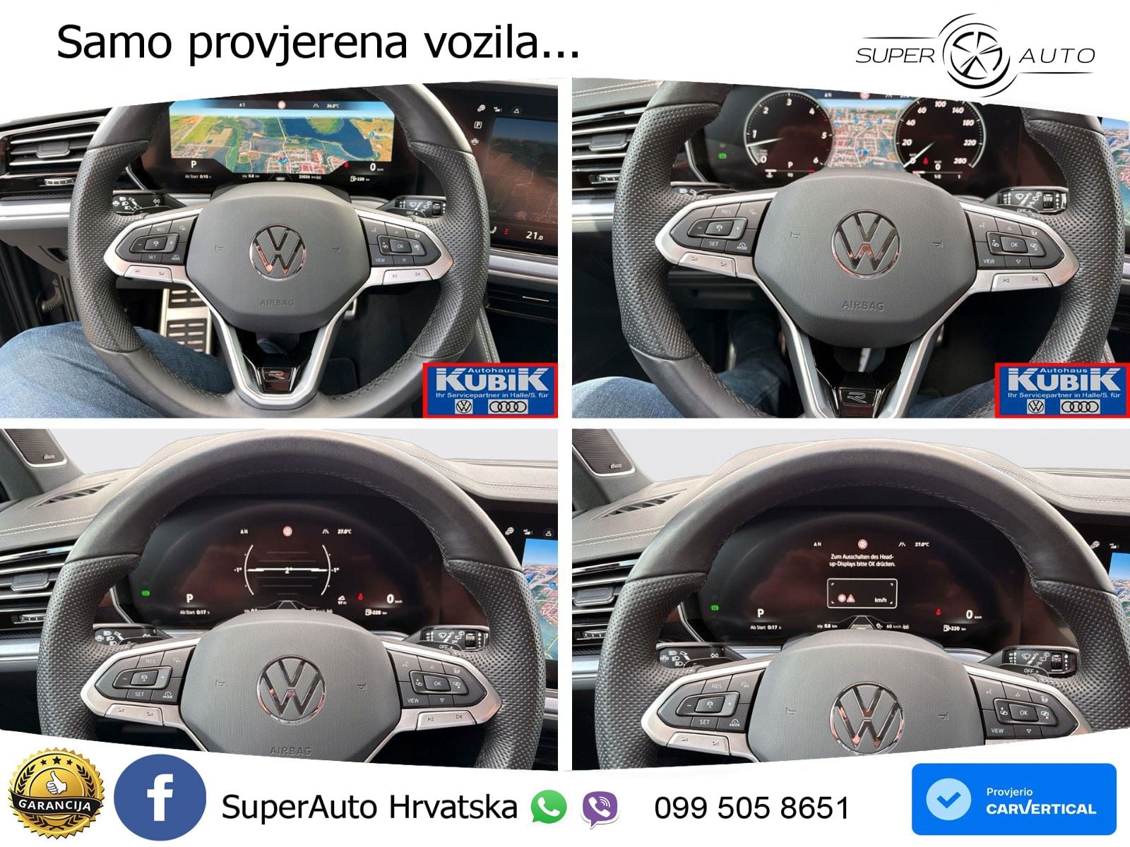 Volkswagen Touareg 3.0 V6 TDI (286 KS) 4MOTION Tiptronic R-Line ZRAČNI+ACC+GR SJED+KAM+PANO