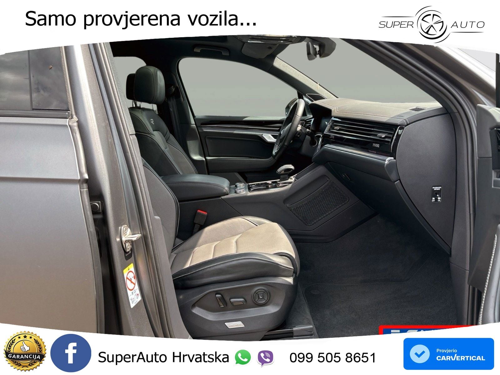 Volkswagen Touareg 3.0 V6 TDI (286 KS) 4MOTION Tiptronic R-Line ZRAČNI+ACC+GR SJED+KAM+PANO