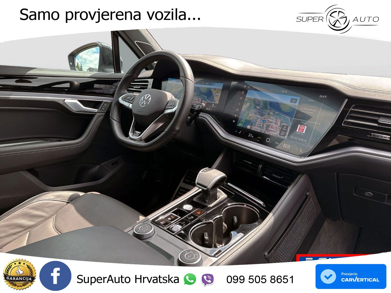 Volkswagen Touareg 3.0 V6 TDI (286 KS) 4MOTION Tiptronic R-Line ZRAČNI+ACC+GR SJED+KAM+PANO