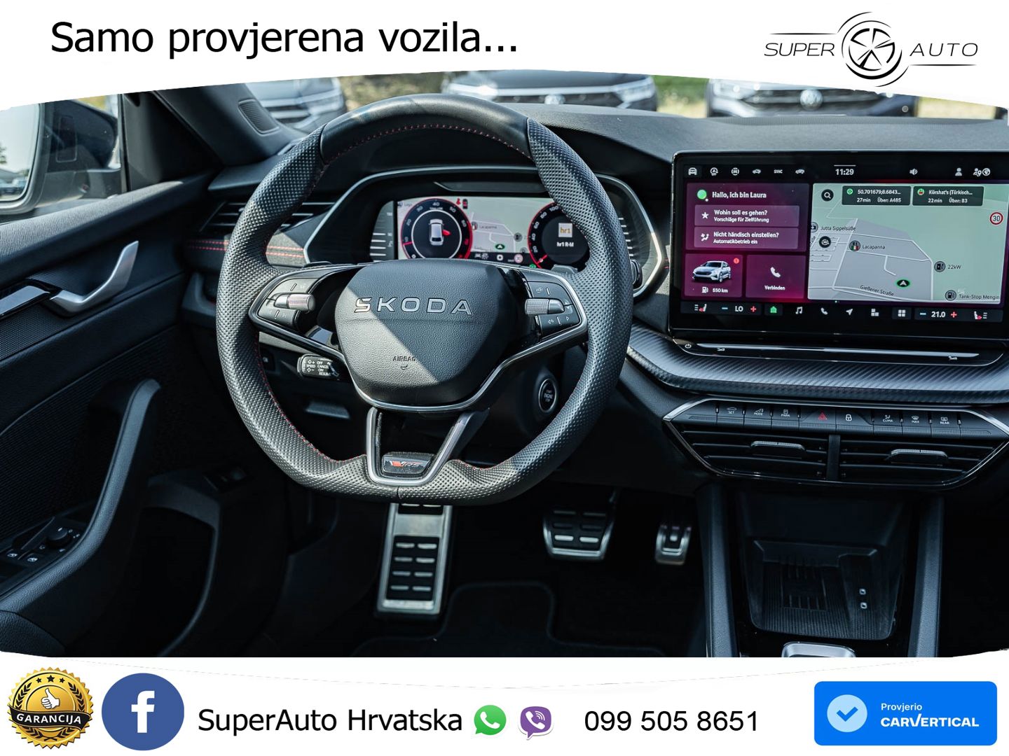 Škoda Octavia Combi RS 2.0 TSI (265 KS) DSG LED+GR SJED+ACC