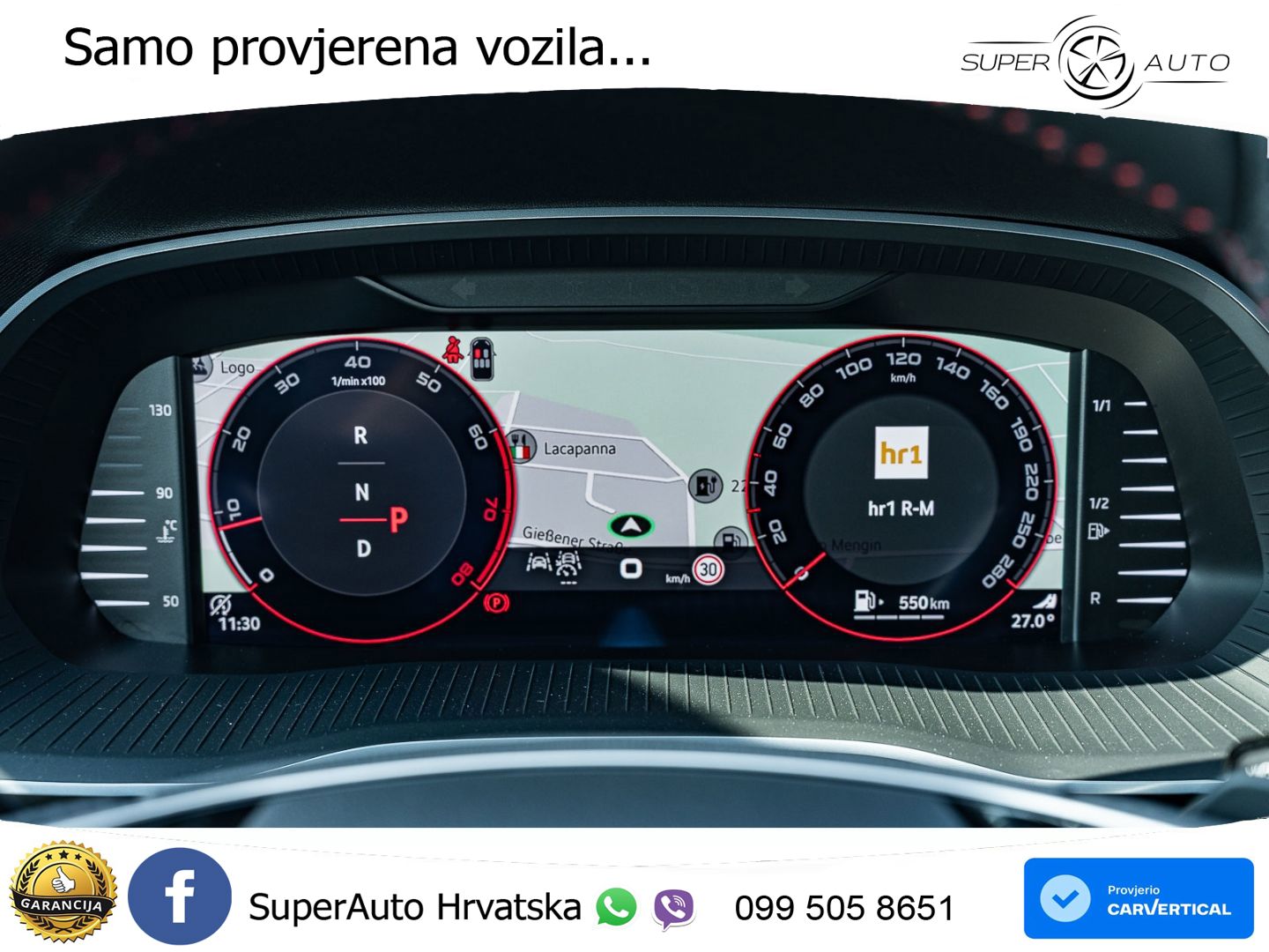 Škoda Octavia Combi RS 2.0 TSI (265 KS) DSG LED+GR SJED+ACC