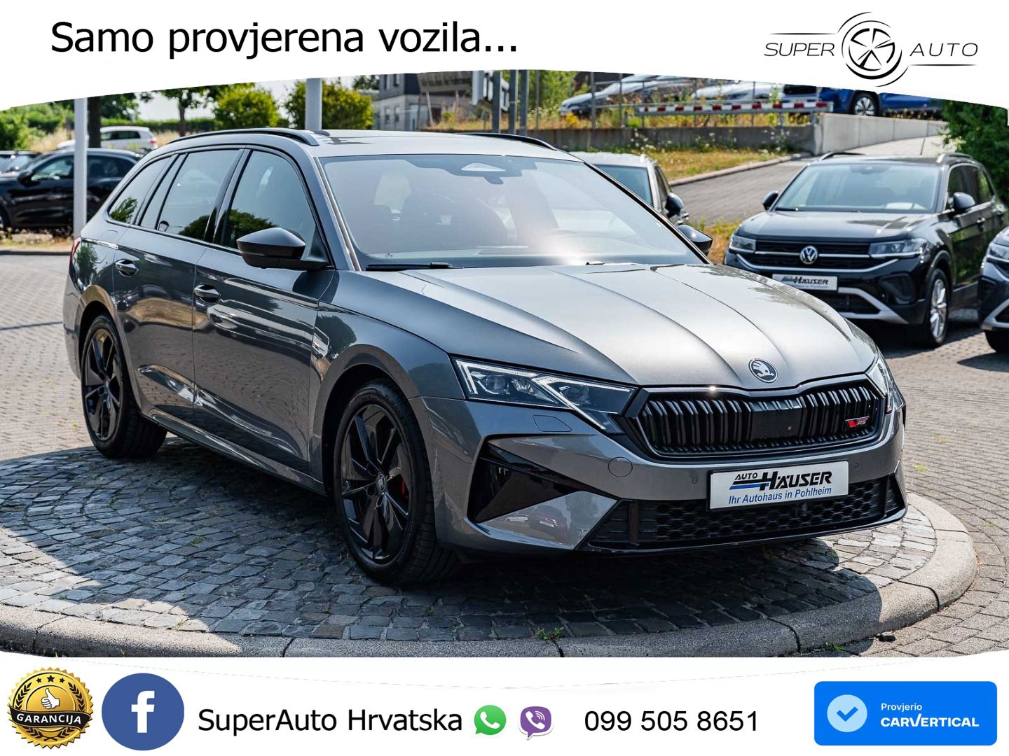 Škoda Octavia Combi RS 2.0 TSI (265 KS) DSG LED+GR SJED+ACC