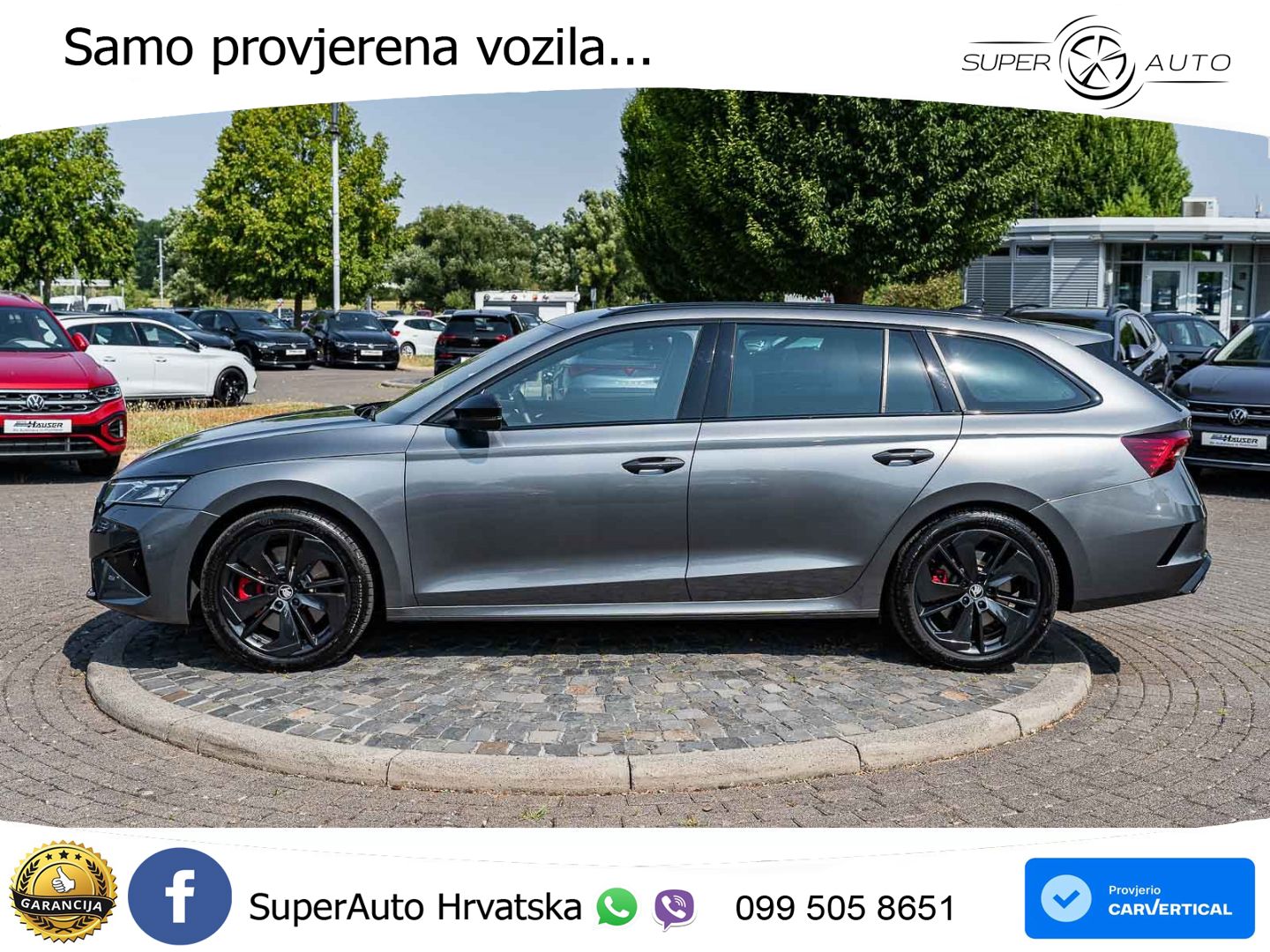 Škoda Octavia Combi RS 2.0 TSI (265 KS) DSG LED+GR SJED+ACC