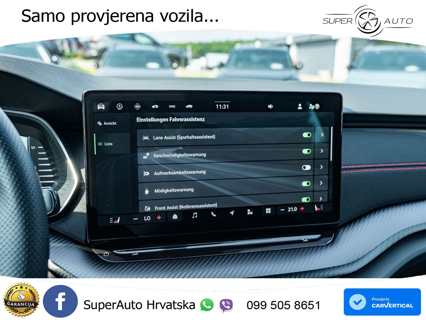 Škoda Octavia Combi RS 2.0 TSI (265 KS) DSG LED+GR SJED+ACC