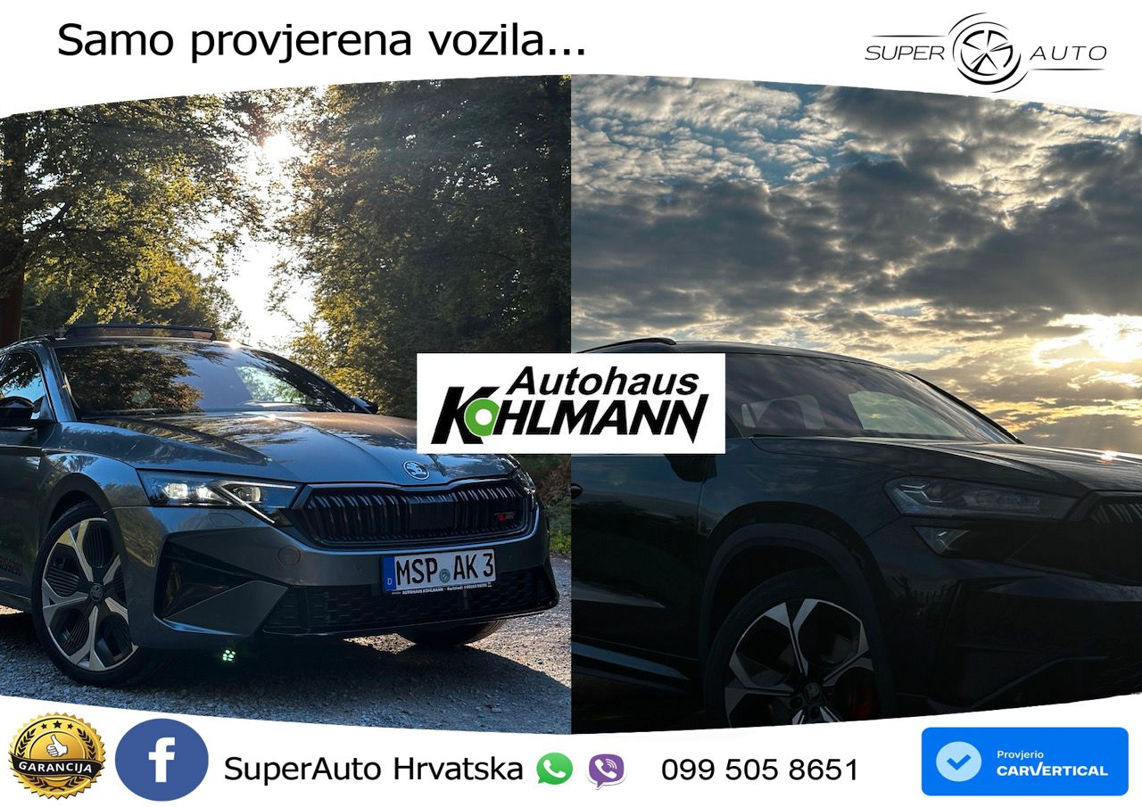 Škoda Octavia Combi RS 2.0 TSI (265 KS) DSG LED+GR SJED+ACC