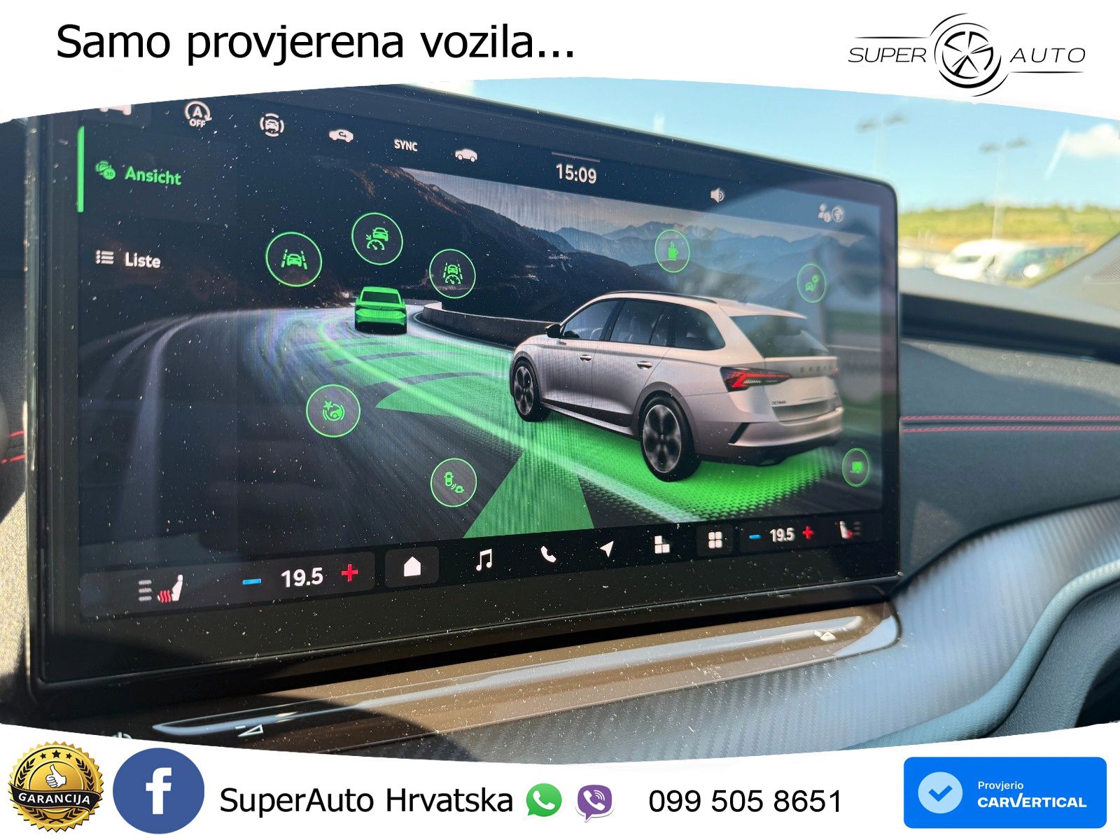 Škoda Octavia Combi RS 2.0 TSI (265 KS) DSG LED+GR SJED+ACC