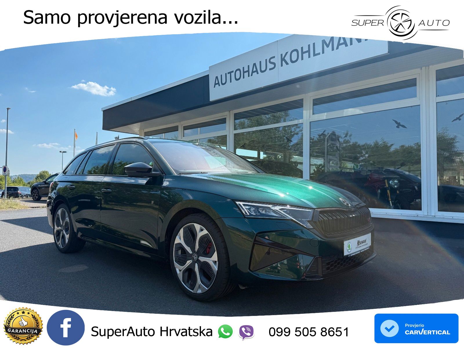 Škoda Octavia Combi RS 2.0 TSI (265 KS) DSG LED+GR SJED+ACC