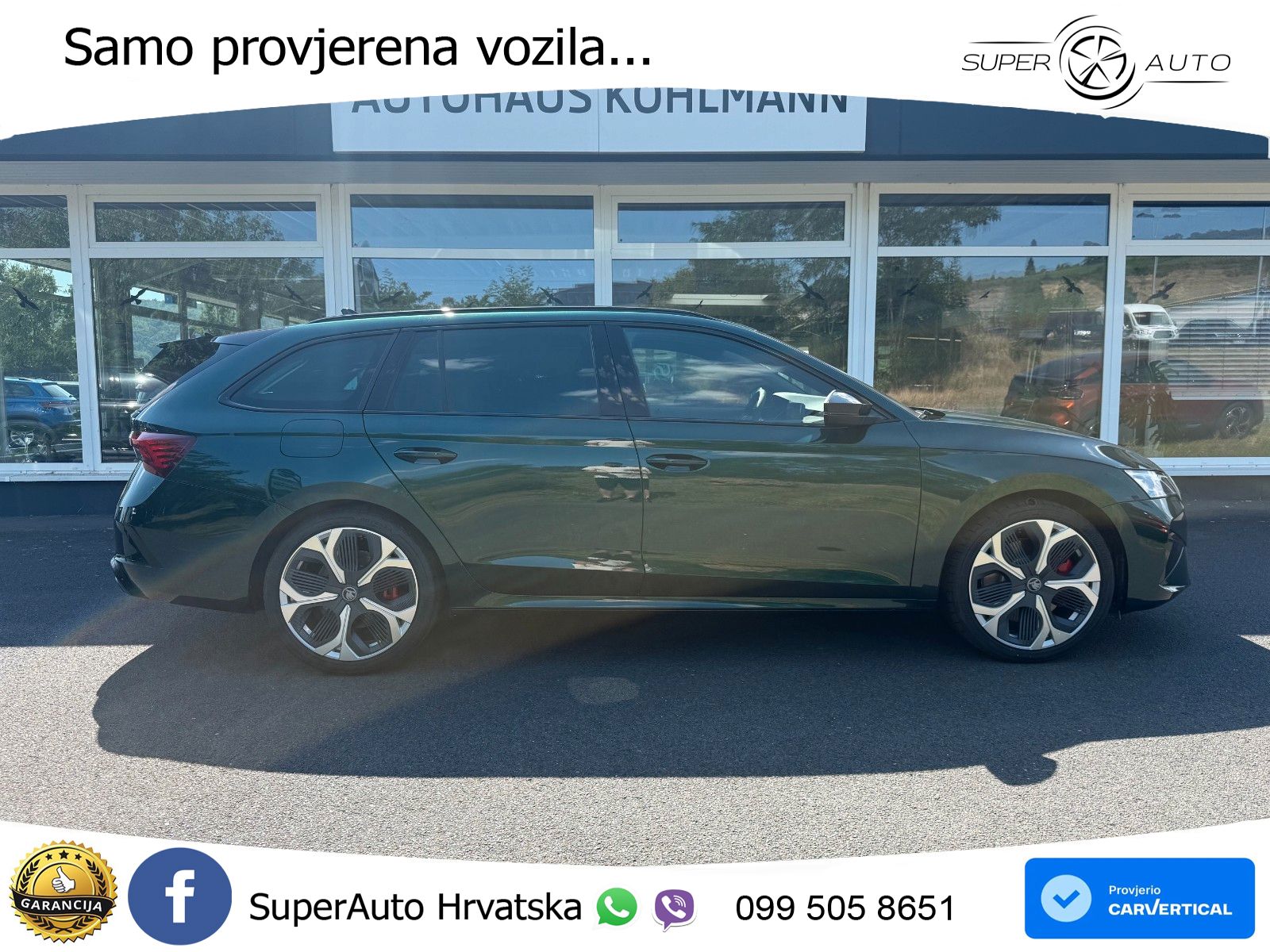 Škoda Octavia Combi RS 2.0 TSI (265 KS) DSG LED+GR SJED+ACC