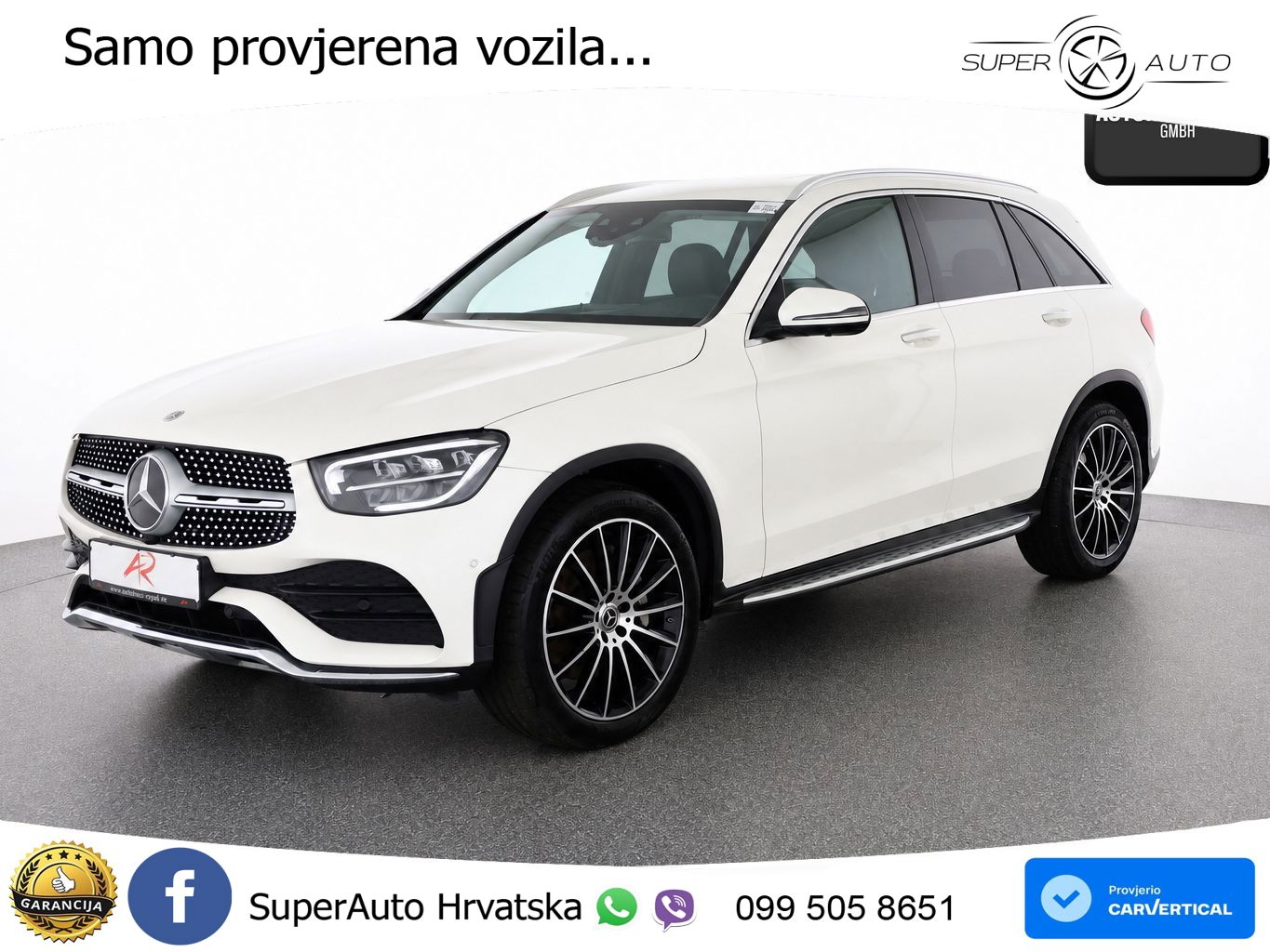 Mercedes GLC 300d (245 KS) 4MATIC G-TRONIC AMG LED+GR SJED+ACC