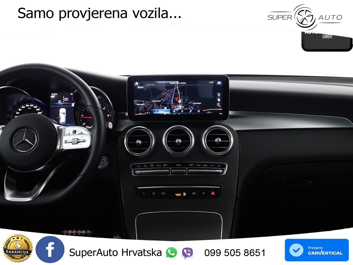 Mercedes GLC 300d (245 KS) 4MATIC G-TRONIC AMG LED+GR SJED+ACC