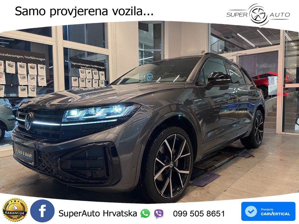 Volkswagen Touareg 3.0 V6 TDI (286 KS) 4MOTION Tiptronic R-Line ZRAČNI+ACC+GR SJED+KAM+PANO