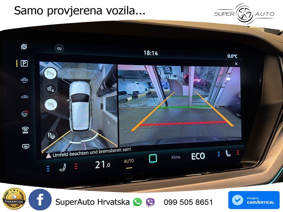 Volkswagen Touareg 3.0 V6 TDI (286 KS) 4MOTION Tiptronic R-Line ZRAČNI+ACC+GR SJED+KAM+PANO