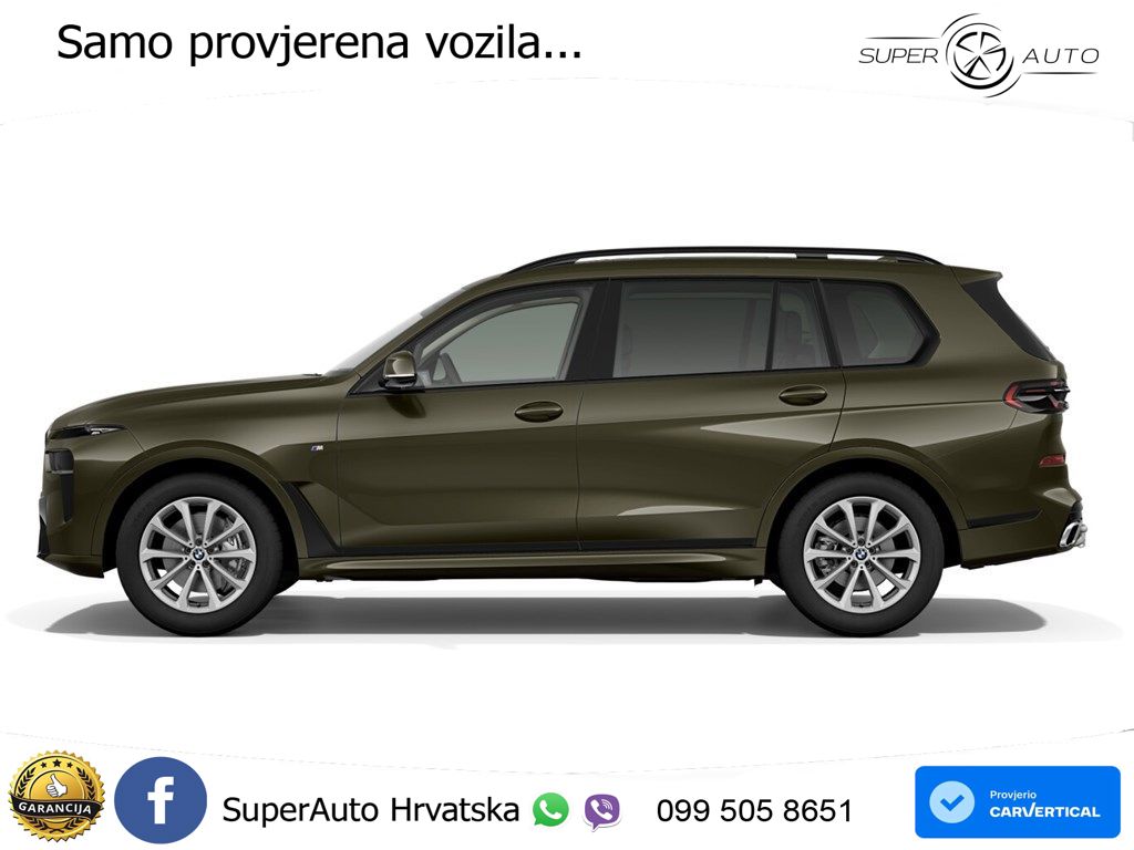 BMW X7 40d (352 KS) xDrive Steptronic M Sport ZRAČNI+ACC+GR SJED+KAM+PANO
