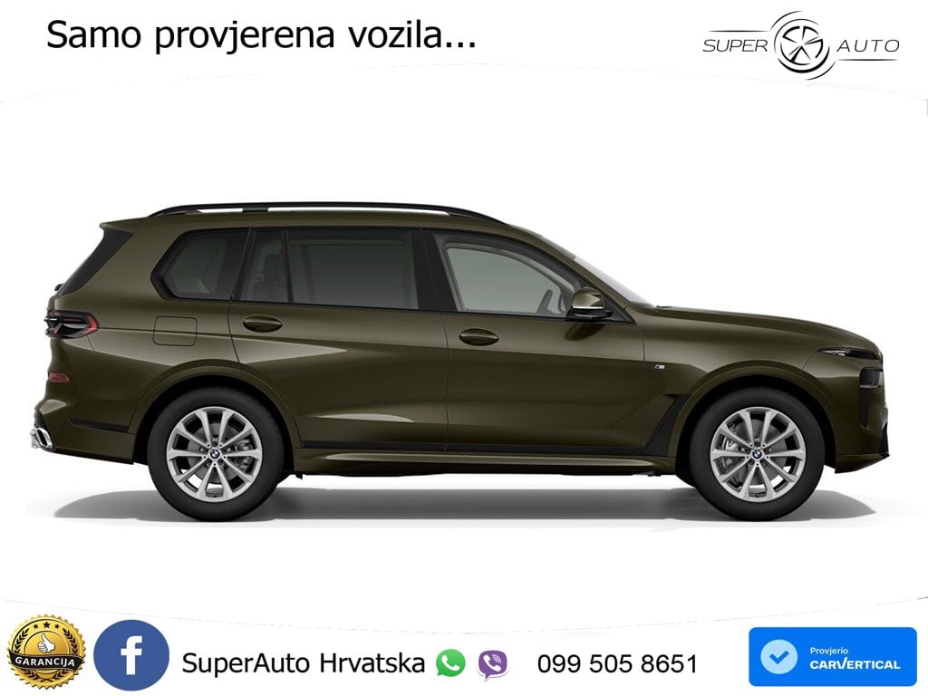 BMW X7 40d (352 KS) xDrive Steptronic M Sport ZRAČNI+ACC+GR SJED+KAM+PANO