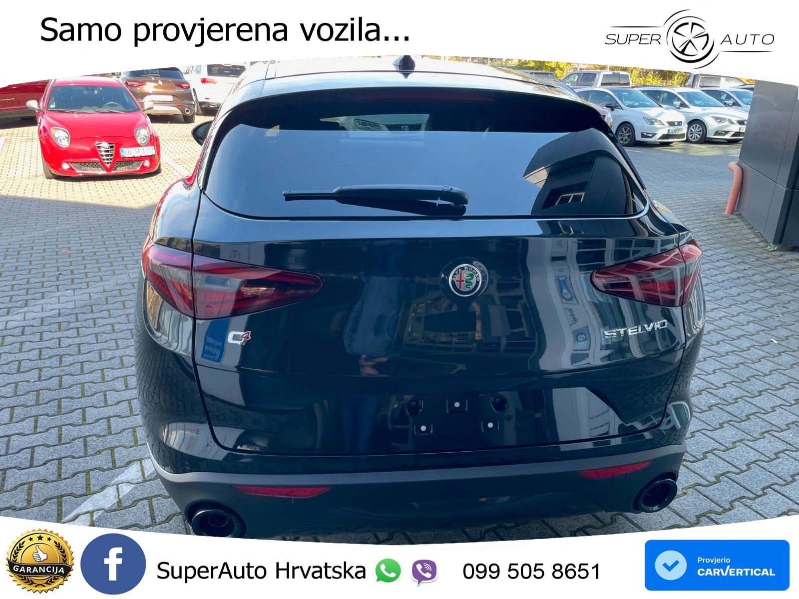 Alfa Romeo Stelvio 2.0 Turbo (280 KS) Q4 Automatic LED+ACC