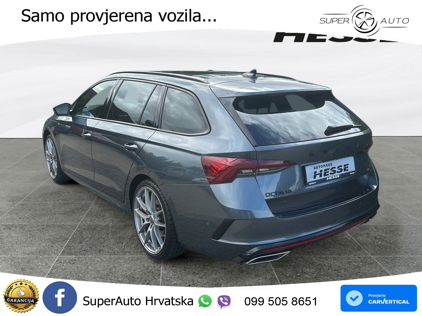 Škoda Octavia Combi RS 2.0 TSI (245 KS) DSG LED+GR SJED+ACC