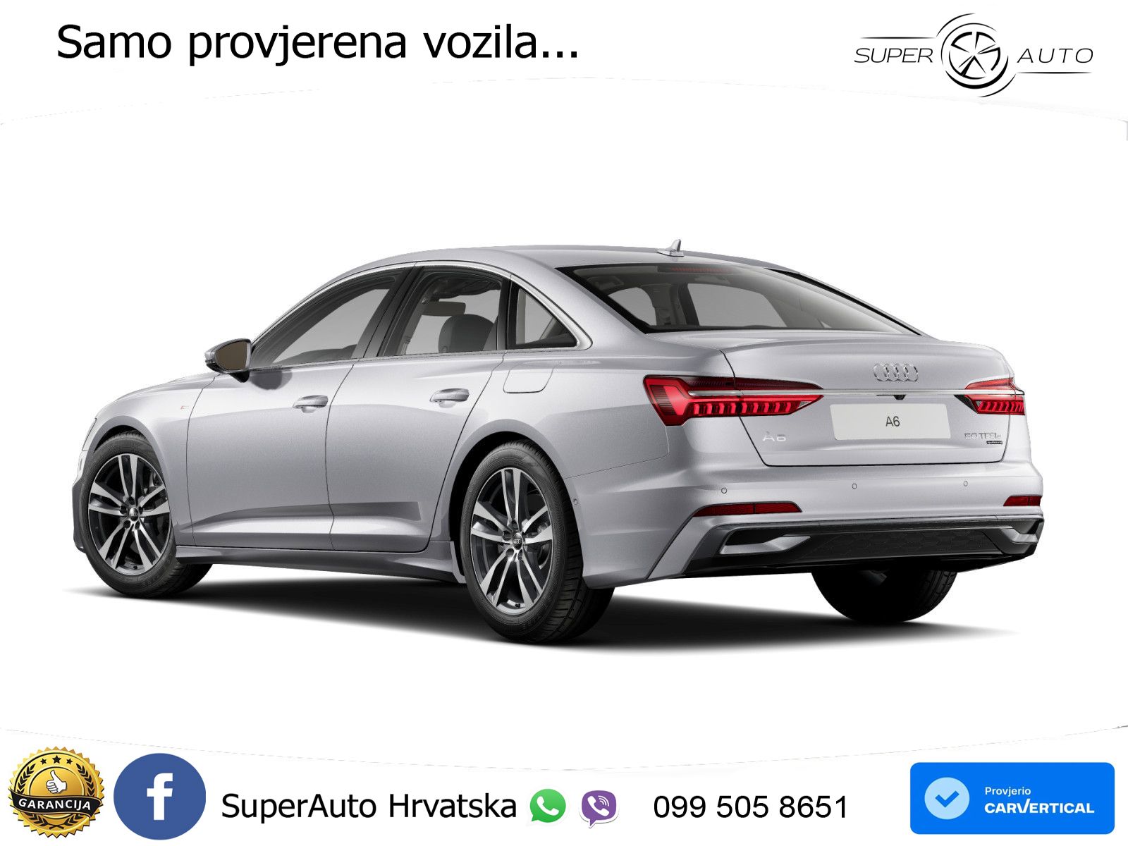 Audi A6 50 TFSIe (299 KS) quattro ultra S tronic S line MATRIX+GR SJED+KAM